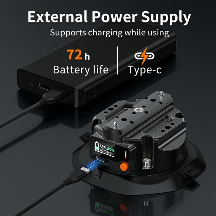 Soporte para cámara HD con pantalla digital inteligente SX-PJ01 de 4,5 pulgadas con ventosa eléctrica para cámara de acción.