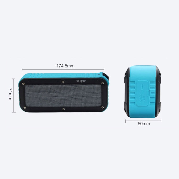 W-KING S20 Loundspeakers IPX6 Altavoz Bluetooth resistente al agua Altavoz portátil NFC Bluetooth para exteriores/ducha/bicicleta Radio FM