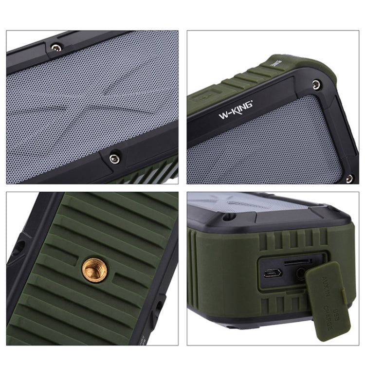 W-KING S20 Loundspeakers IPX6 Altavoz Bluetooth resistente al agua Altavoz portátil NFC Bluetooth para exteriores/ducha/bicicleta Radio FM