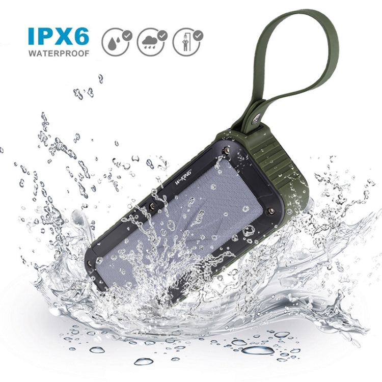 W-KING S20 Loundspeakers IPX6 Altavoz Bluetooth resistente al agua Altavoz portátil NFC Bluetooth para exteriores/ducha/bicicleta Radio FM