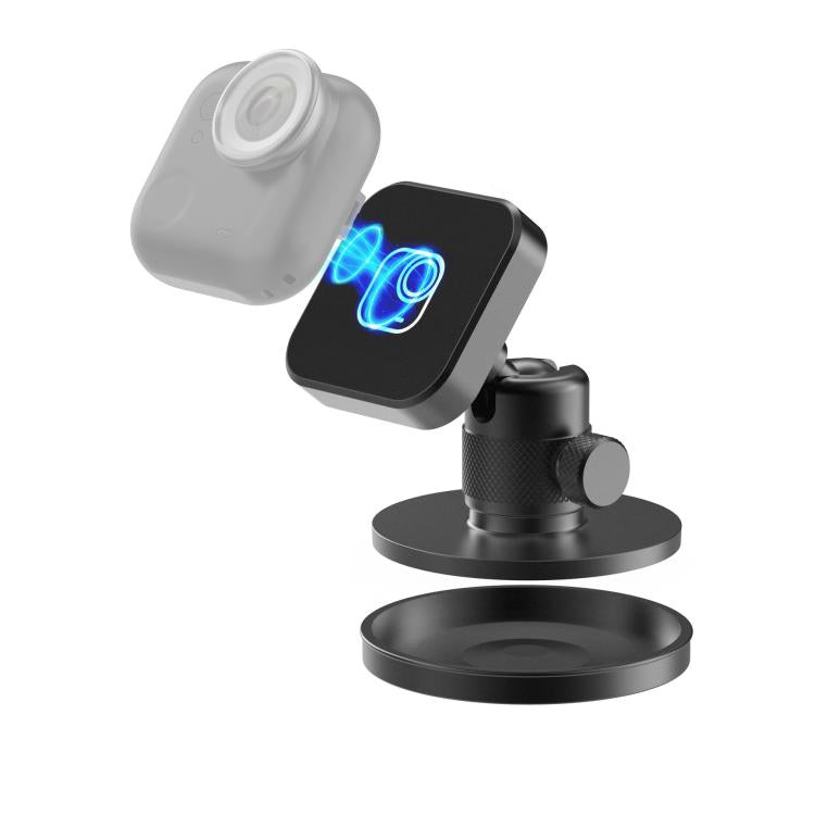 Base de montaje magnética de escritorio con rótula giratoria de liberación rápida, Rotating Ball Head Base