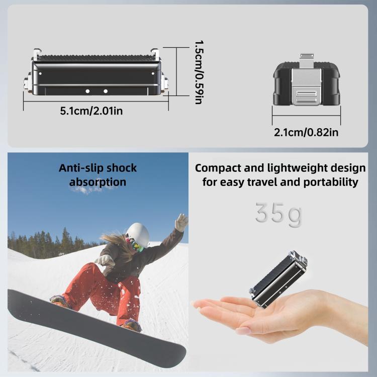 Adaptador de extensión de cámara de pulgar de liberación rápida magnética, Magnetic Quick Release Base