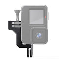 Adaptador de montaje de cámara horizontal a vertical con tornillos largos, For GoPro HERO12 Black /11 Black /10 Black /9 Black