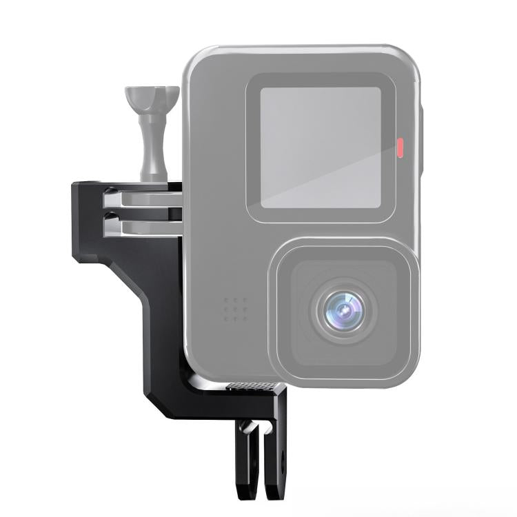 Adaptador de montaje de cámara horizontal a vertical con tornillos largos, For GoPro HERO12 Black /11 Black /10 Black /9 Black