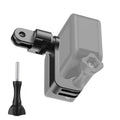 Adaptador de montaje vertical horizontal con rotación de 360° de montaje central con tornillo largo, For GoPro Action Camera