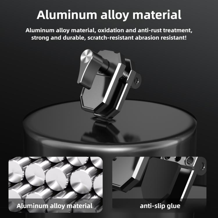 Adaptador de montaje para abrazadera de parabrisas de aleación de aluminio con tornillo en T