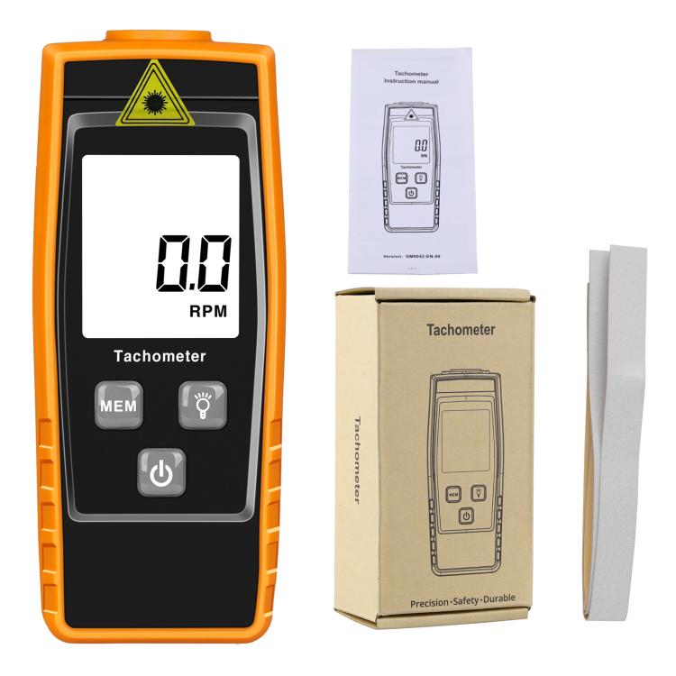 Anemómetro fotoeléctrico sin contacto RZ853, instrumento portátil para la medición de velocidad., RZ853