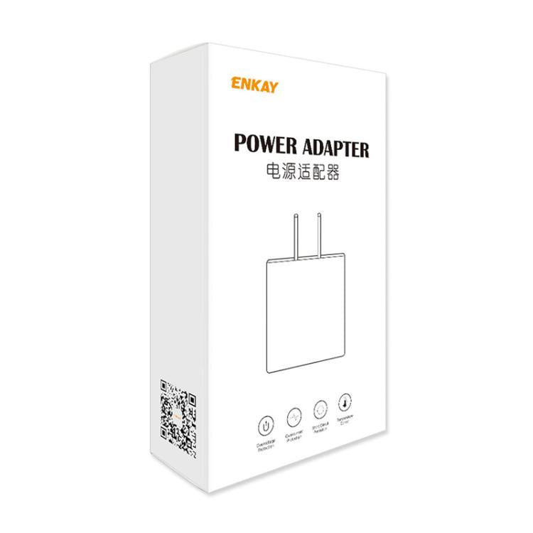 Cargador de pared USB ENKAY de 10 W, adaptador de corriente de 5 V y 2 A, EU Plug, US Plug
