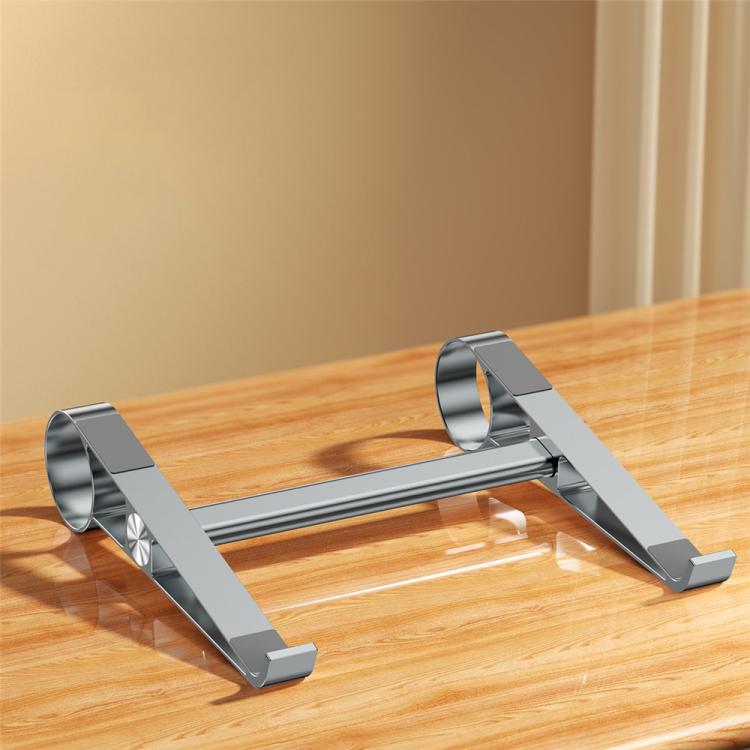 0022 Para hogar/oficina, elevador de escritorio, base de refrigeración, plegable, almacenamiento, soporte portátil de aluminio para portátil