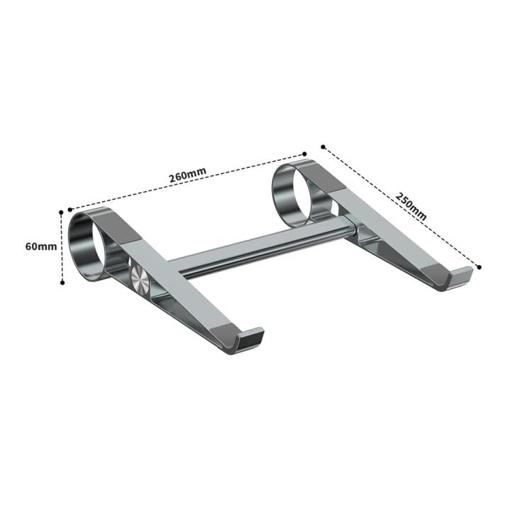 0022 Para hogar/oficina, elevador de escritorio, base de refrigeración, plegable, almacenamiento, soporte portátil de aluminio para portátil