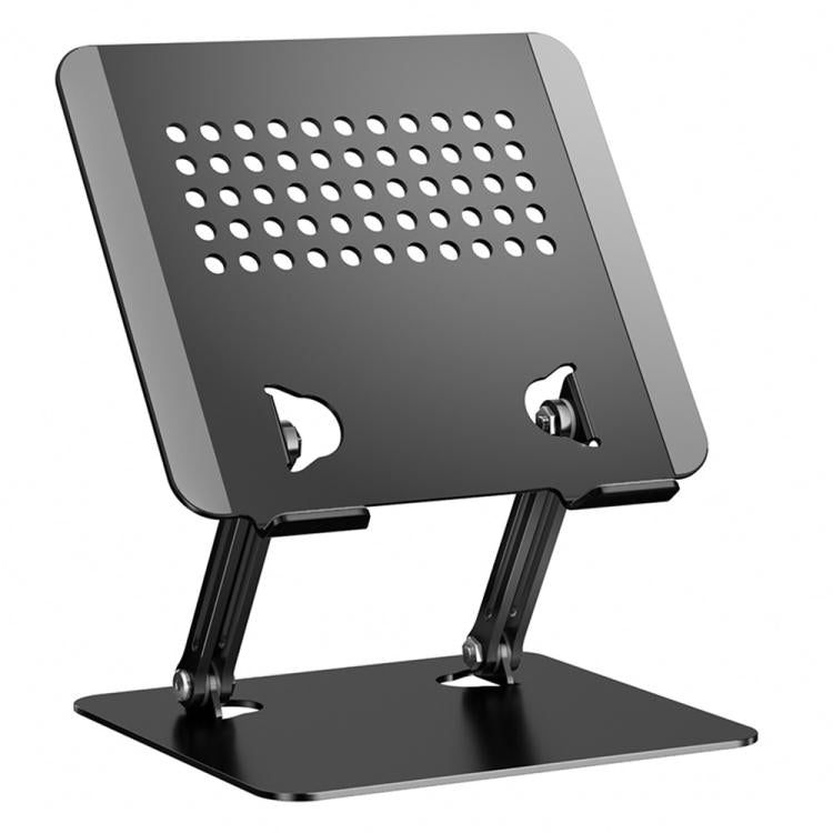 0031 Soporte de escritorio metálico con altura y ángulo ajustables para refrigeración de portátiles/tabletas, Basic Edition