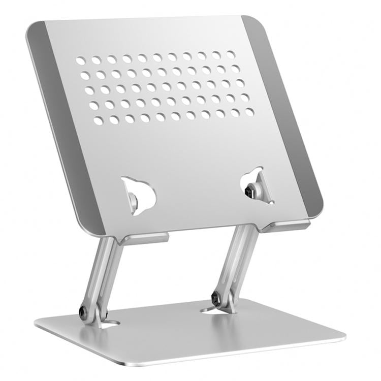 0031 Soporte de escritorio metálico con altura y ángulo ajustables para refrigeración de portátiles/tabletas, Basic Edition
