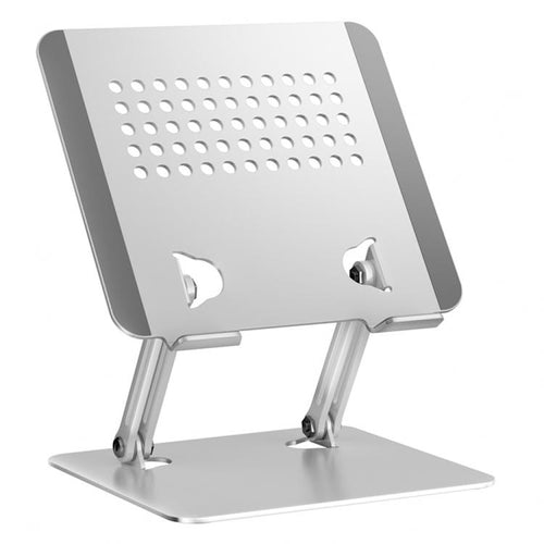 0031 Soporte de escritorio metálico con altura y ángulo ajustables para refrigeración de portátiles/tabletas, Basic Edition