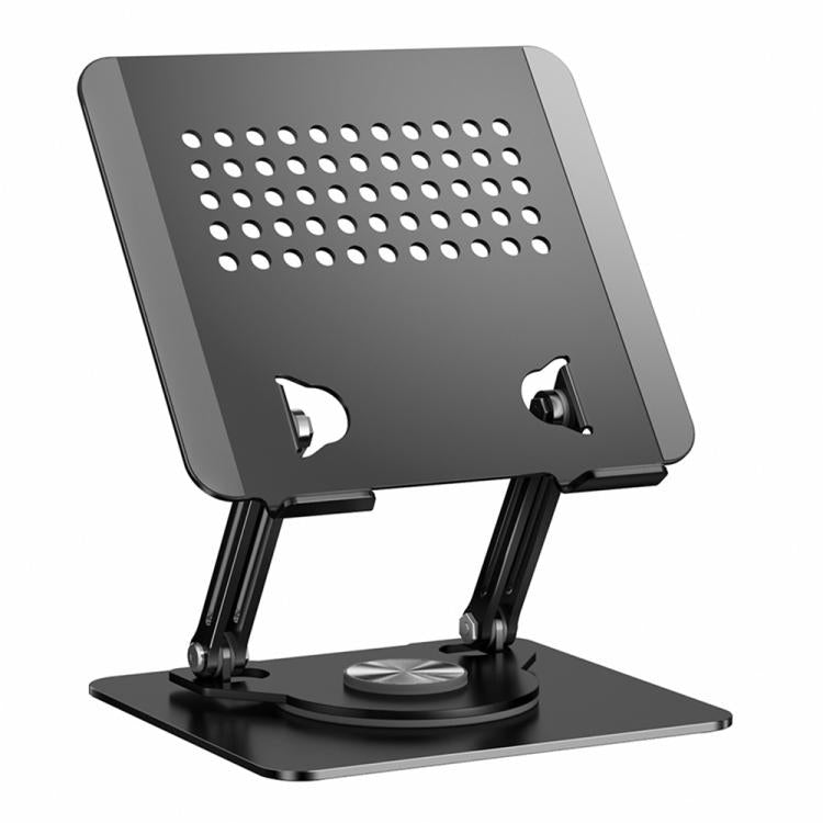 0032 Soporte giratorio para portátil/tableta con altura y ángulo ajustables, rejilla de refrigeración metálica para escritorio, Rotating Edition