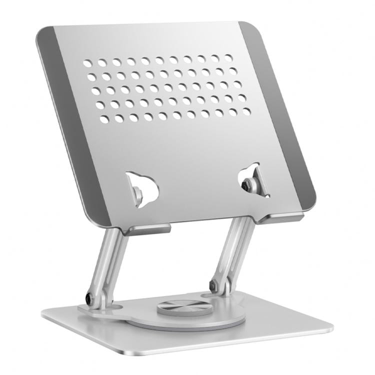 0032 Soporte giratorio para portátil/tableta con altura y ángulo ajustables, rejilla de refrigeración metálica para escritorio, Rotating Edition