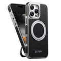 Funda magnética para teléfono Suteni G6 con textura Crazy Horse, galvanizada y soporte giratorio de 360°, For iPhone 13 Pro Max, For iPhone 13 Pro