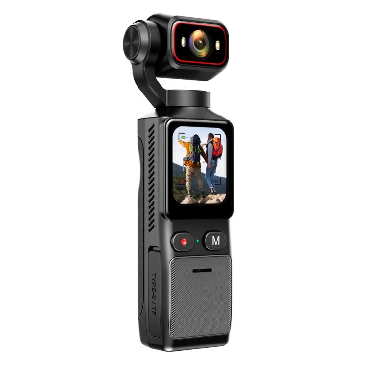L19 Cámara de acción 4K con pantalla táctil de 1,69 pulgadas y conectividad Wi-Fi, estabilización de imagen y función VLOG. Cámara de bolsillo., L19