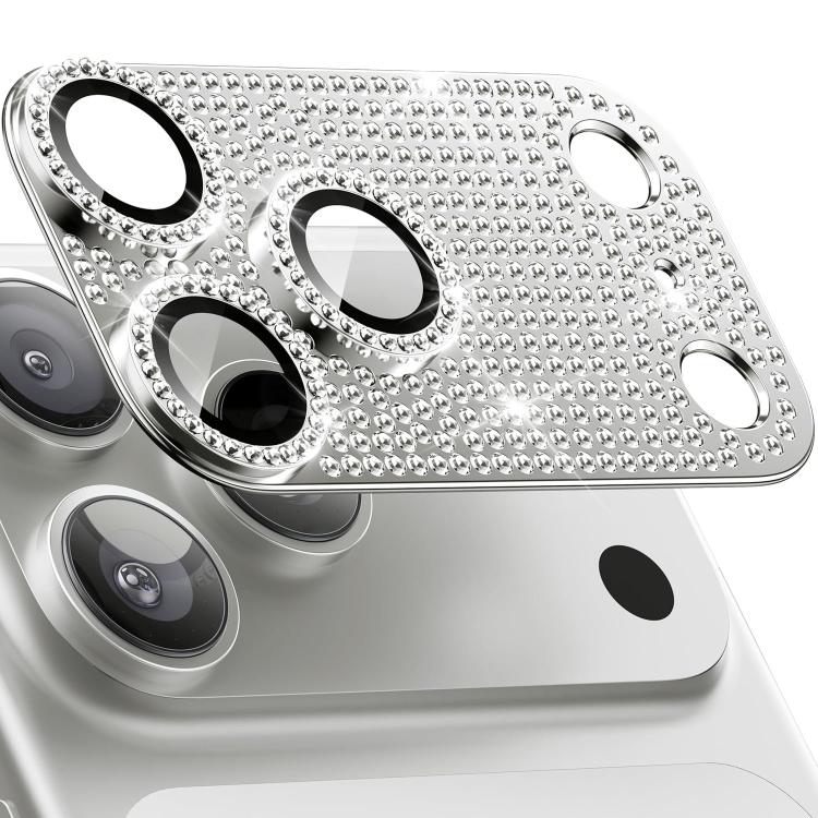 Película para lentes de cámara Kalebol All-in-One Frosted Metal Armor Diamond-Shine, For iPhone 17 Pro Max, For iPhone 17 Pro