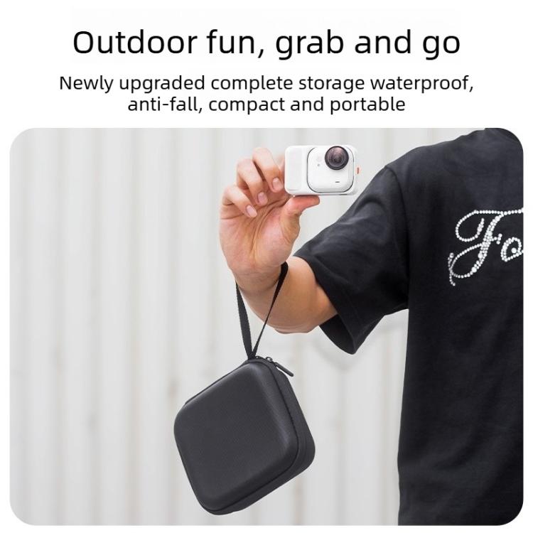 Bolsa de almacenamiento portátil para cámaras de acción con correa de mano, For Insta360 GO Ultra