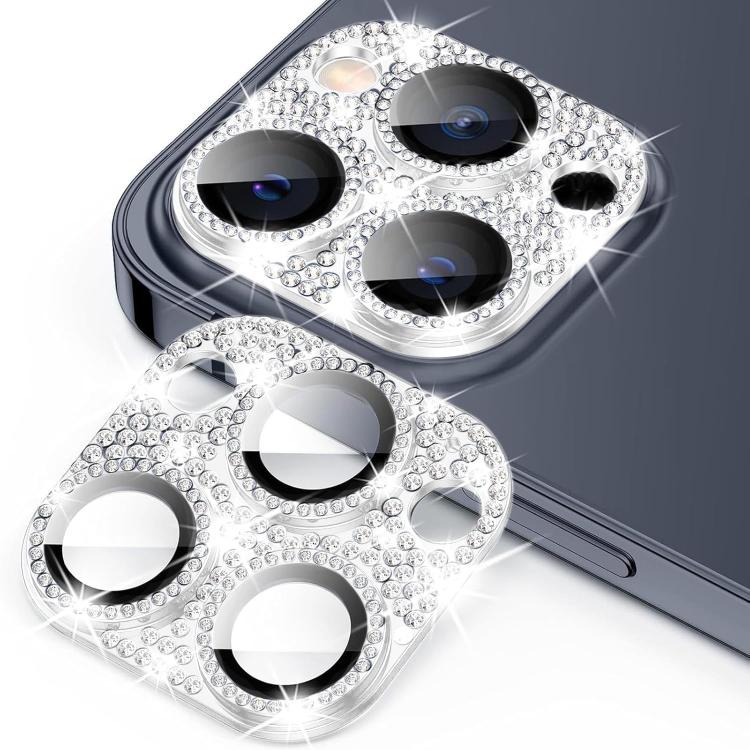 Película para lentes de cámara Kalebol All-in-One Frosted Metal Armor Diamond-Shine, For iPhone 16 Pro Max, For iPhone 16 Pro, For iPhone 16 Plus, For iPhone 16, For iPhone 15 Pro Max, For iPhone 15 Pro