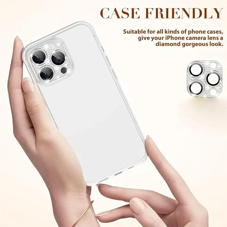 Película para lentes de cámara Kalebol All-in-One Frosted Metal Armor Diamond-Shine, For iPhone 13 Pro Max, For iPhone 13 Pro, For iPhone 13
