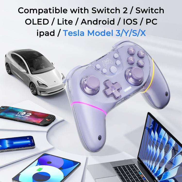 Controladores de juegos con joystick de doble efecto Hall, For Switch 2 / PC / ipad / Tesla Model 3/Y/S/X