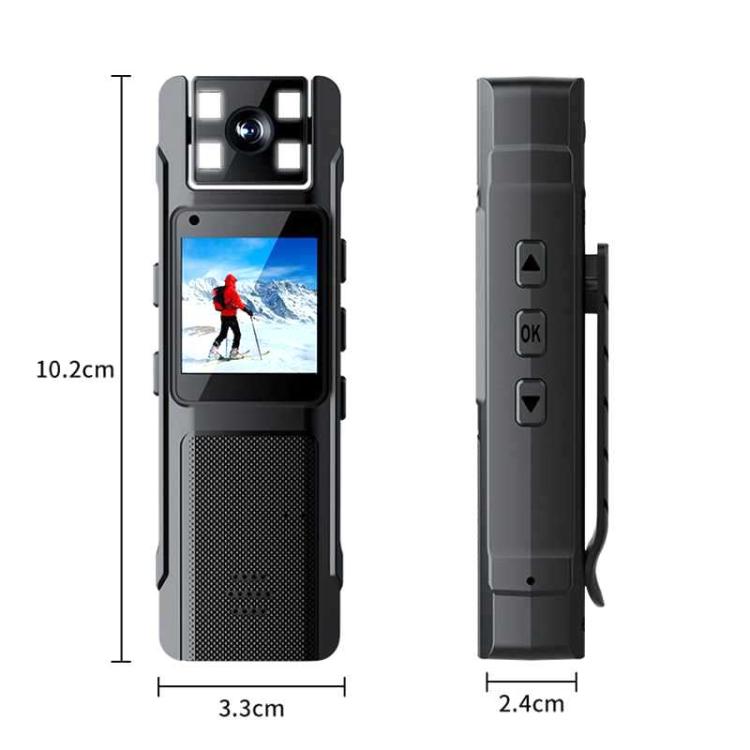 Cámara de vídeo portátil 4K con clip y lente giratoria de 180 grados., DS-DG90144