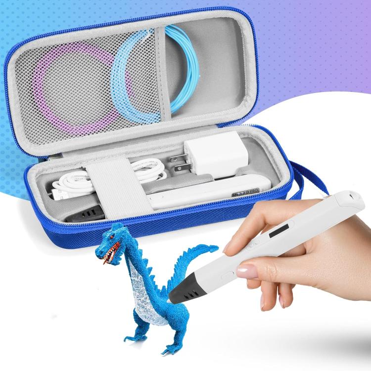 Estuche rígido de transporte y almacenamiento para el lápiz de impresión 3D MYNT3D Super / Professional / Pro, For MYNT3D Super / Professional / Pro 3D