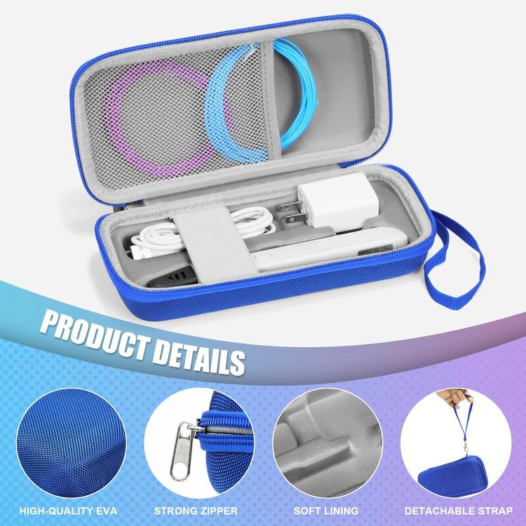 Estuche rígido de transporte y almacenamiento para el lápiz de impresión 3D MYNT3D Super / Professional / Pro, For MYNT3D Super / Professional / Pro 3D