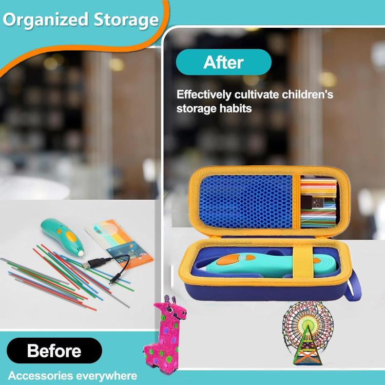 Estuche portátil para bolígrafo de impresión 3D para niños 3Doodler Start+ Essentials 2024/2023, For 3Doodler Start+ Essentials 2023 / 2024