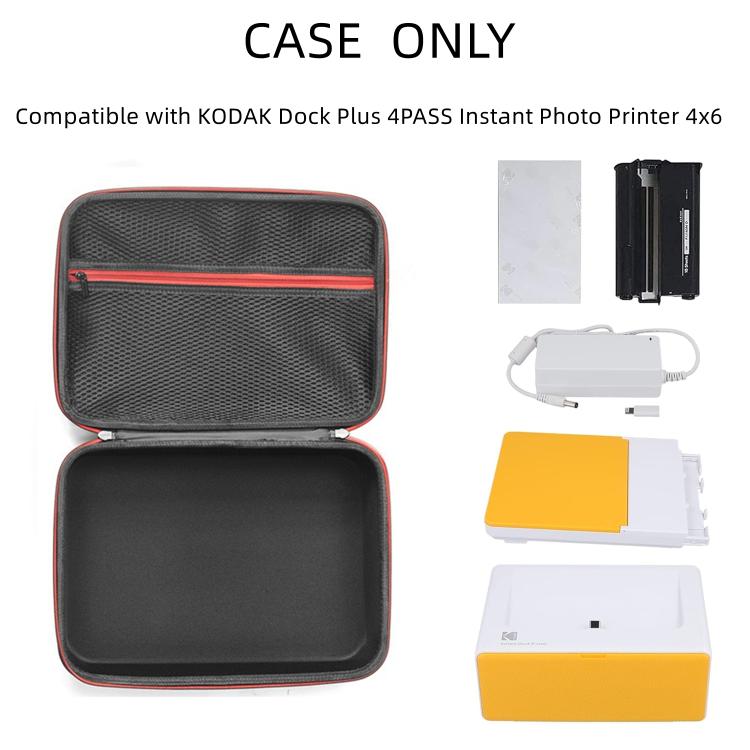 Estuche rígido portátil con asa para impresora fotográfica instantánea Kodak Dock WiFi