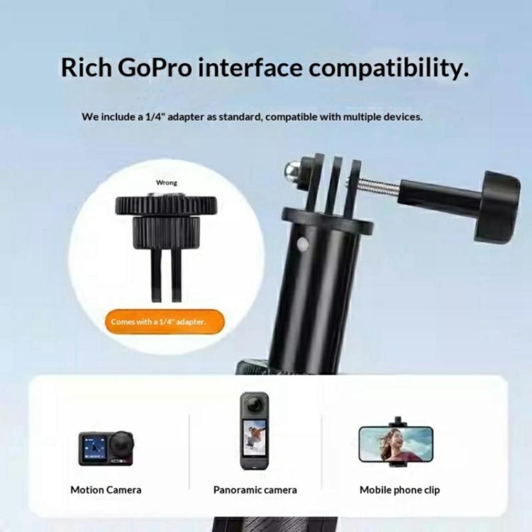 Trípode con palo selfie YUNTENG VCT-363 para smartphone / DJI Pocket 3, VCT-363