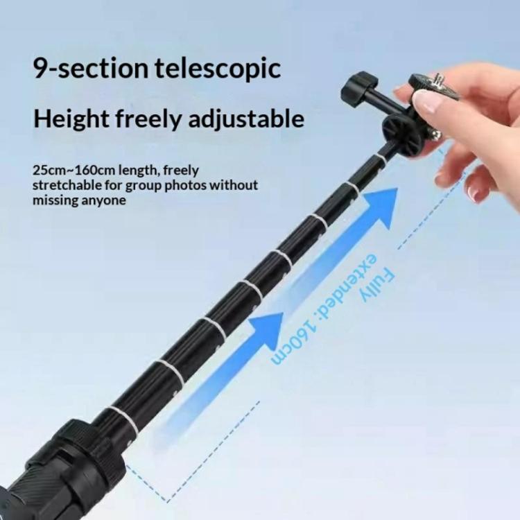 Trípode con palo selfie YUNTENG VCT-363 para smartphone / DJI Pocket 3, VCT-363