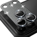 Lente de cámara ENKAY Hat-Prince Blink Diamond con película de vidrio templado y aleación de aluminio., For iPhone 17 Pro Max, For iPhone 17 Pro, For iPhone 17