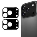 2 láminas de cristal templado para lente de cámara trasera ENKAY Hat-Prince Black 9H, For iPhone 17 Pro Max, For iPhone 17 Pro, For iPhone 17, For iPhone Air