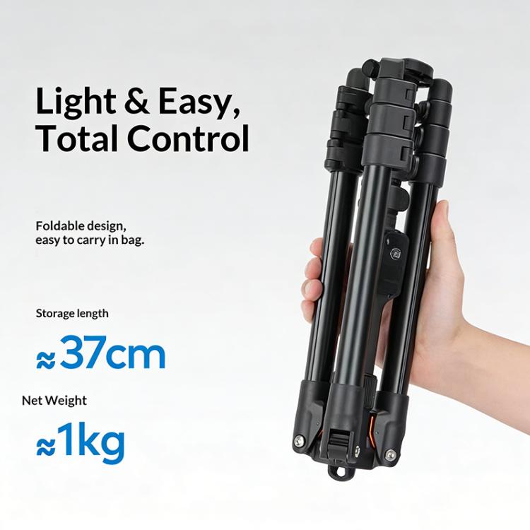 Trípode para cámara YUNTENG VCT-8068 para transmisión en vivo, ajustable, con soporte para teléfono de 1,98 m., VCT-8068