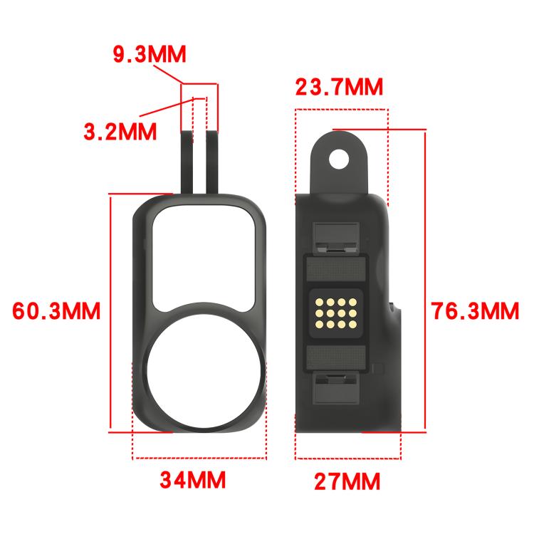 Cubierta protectora de plástico para la expansión de la cámara, For DJI Osmo Nano