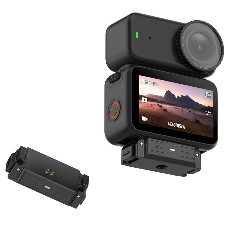 Base de carga con adaptador de rosca de 1/4 de liberación rápida, compatible con Action 6, pero no admite carga., For DJI Osmo Nano