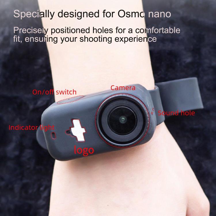 Funda protectora de silicona para la correa de expansión de la cámara Thumb Sports, For DJI Osmo Nano