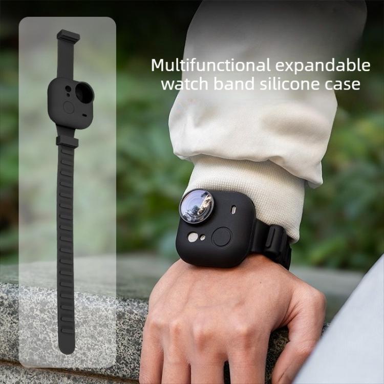 Funda protectora de silicona para correa de expansión de cámara deportiva, For Insta360 Go Ultra