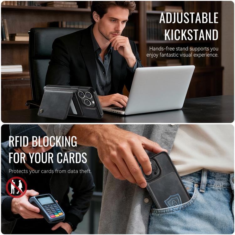 Funda para teléfono CaseMe Me80 Series con cartera desmontable, magnética, RFID y de piel vegana., For iPhone 15 Pro Max, For iPhone 15 Pro, For iPhone 15 Plus / 14 Plus, For iPhone 15, For iPhone 14, For iPhone 14 Pro, For iPhone 14 Pro Max           ...