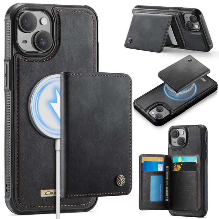 Funda para teléfono CaseMe Me80 Series con cartera desmontable, magnética, RFID y de piel vegana., For iPhone 13, For iPhone 12 / 12 Pro, For iPhone 12 Pro Max, For iPhone 11 Pro Max, For iPhone 11, For iPhone 11 Pro