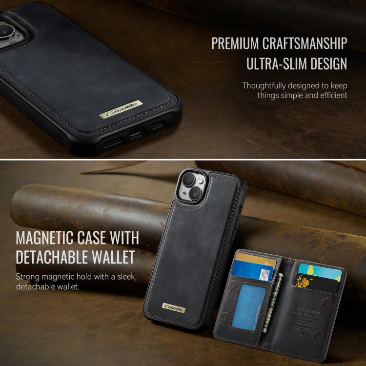 Funda para teléfono CaseMe Me80 Series con cartera desmontable, magnética, RFID y de piel vegana., For iPhone 13, For iPhone 12 / 12 Pro, For iPhone 12 Pro Max, For iPhone 11 Pro Max, For iPhone 11, For iPhone 11 Pro