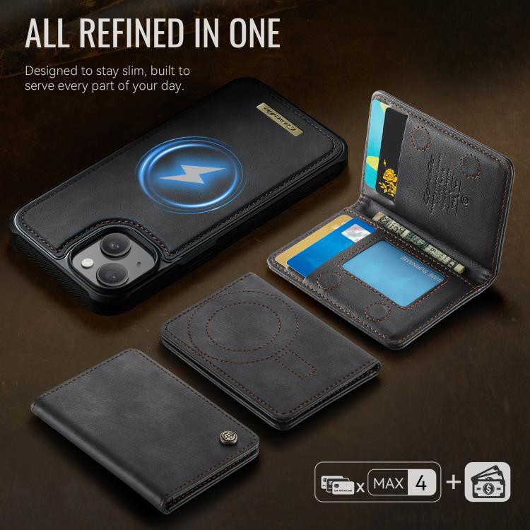 Funda para teléfono CaseMe Me80 Series con cartera desmontable, magnética, RFID y de piel vegana., For iPhone 13, For iPhone 12 / 12 Pro, For iPhone 12 Pro Max, For iPhone 11 Pro Max, For iPhone 11, For iPhone 11 Pro