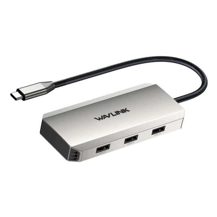 Adaptador de concentrador USB-C para estación de acoplamiento triple 4K para portátiles WAVLINK UMD308L con puertos HD/DP/PD de 100 W