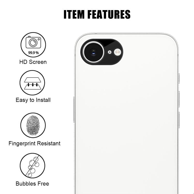 Protector de pantalla de cristal templado Kalebol HD antihuellas con lente de cámara integrada y realidad aumentada, serigrafiado., For iPhone 17e / 16e, For iPhone 17 Pro Max, For iPhone 17 Pro, For iPhone 17, For iPhone Air                           ...