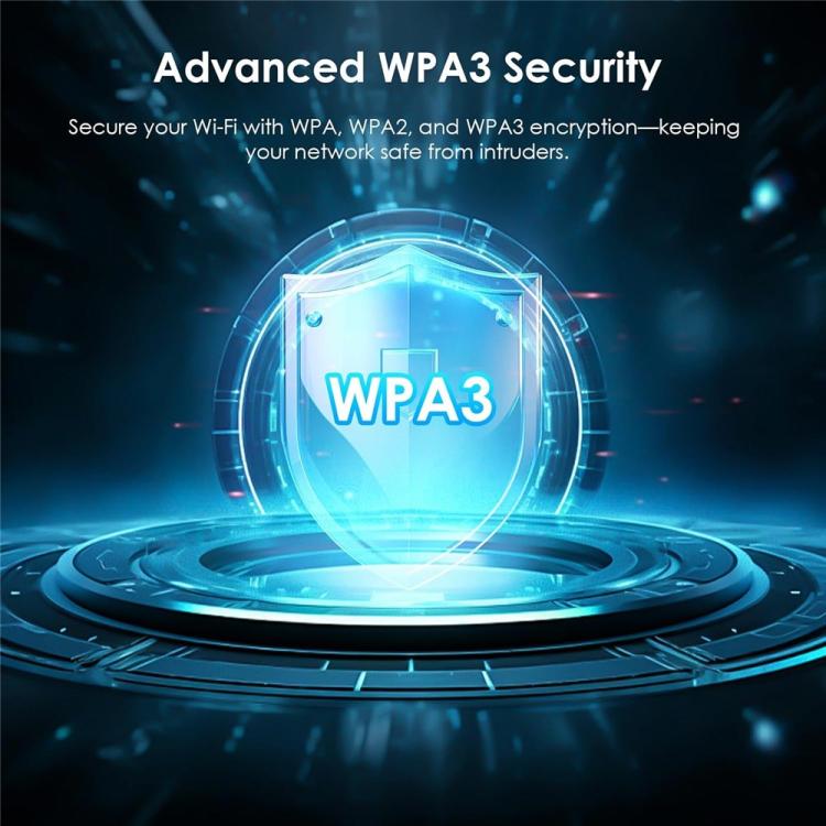 Adaptador WiFi 7 USB 3.0 WAVLINK WN695BE2 BE6500 de triple banda (2,4 GHz / 5 GHz / 6 GHz) con antenas de alta ganancia., WN695BE2