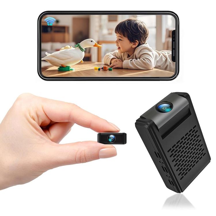 L31 con alarma por detección de movimiento, notificaciones push, minicámara giratoria de 180 grados y grabadora Ultra HD., L31