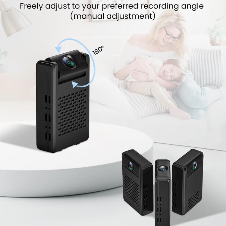 L31 con alarma por detección de movimiento, notificaciones push, minicámara giratoria de 180 grados y grabadora Ultra HD., L31