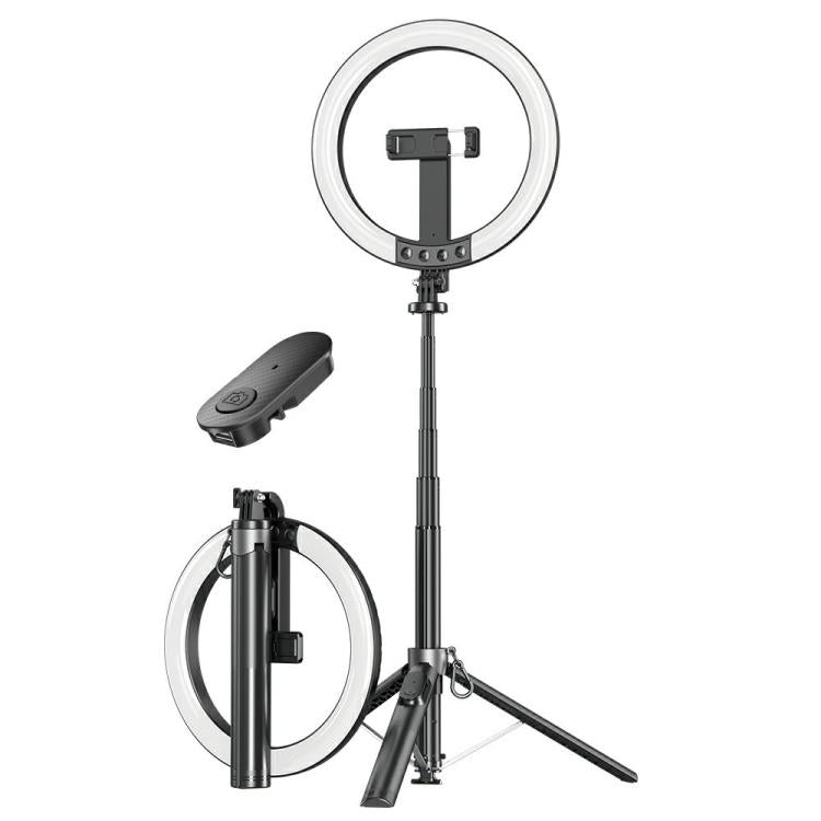 P61RGB para teléfono, equipo de iluminación para transmisión en vivo, control remoto, anillo de luz para selfies, trípode